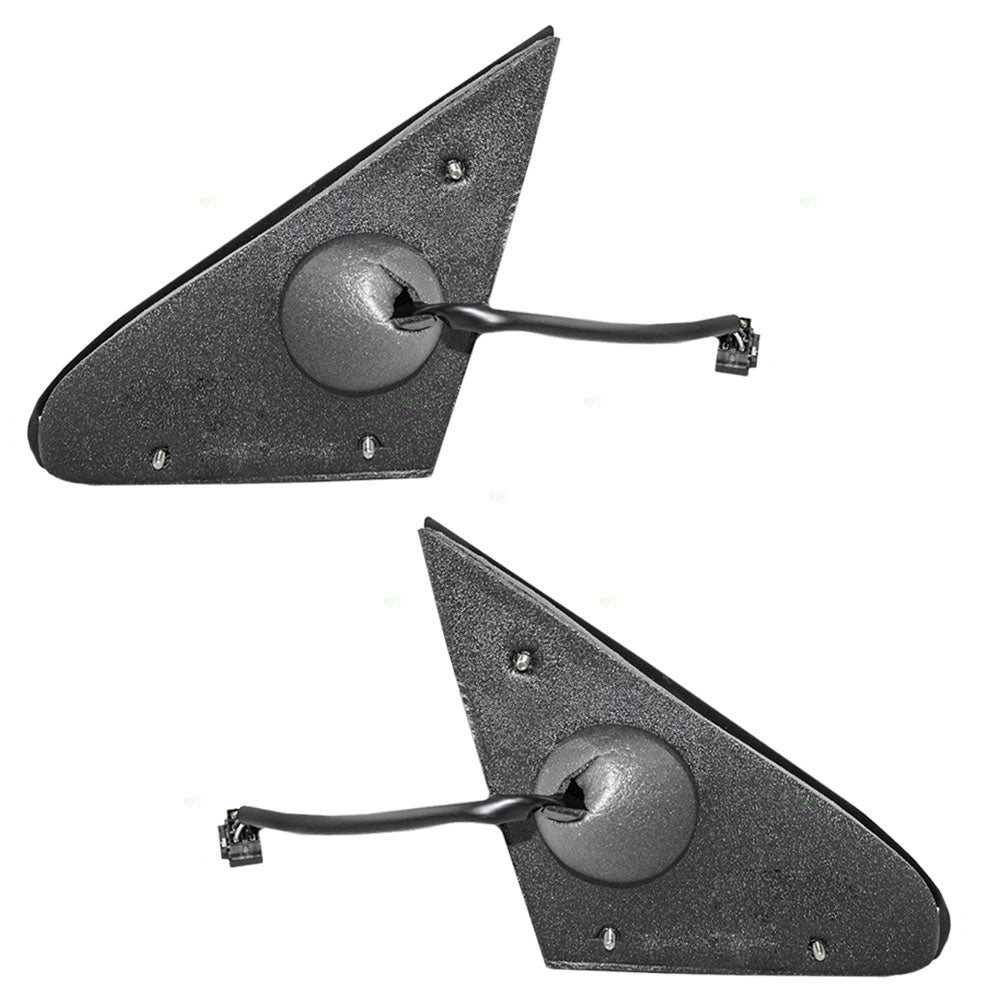 Replacement Set Driver and Passenger Power Side View Mirrors Heated Compatible with 1995-2000 Stratus Cirrus 4646309 4646308