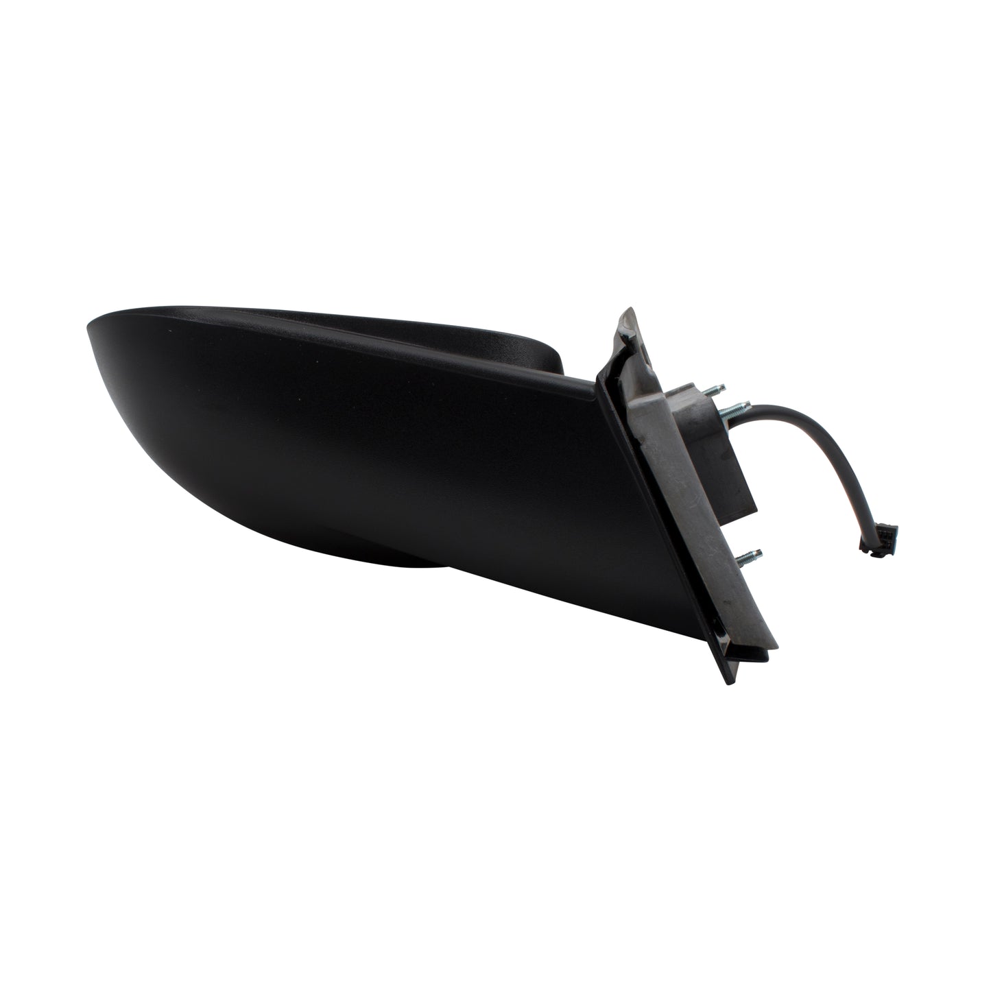 Brock Aftermarket Replacement Driver Left Power Mirror Textured Black Non-Folding With Heat