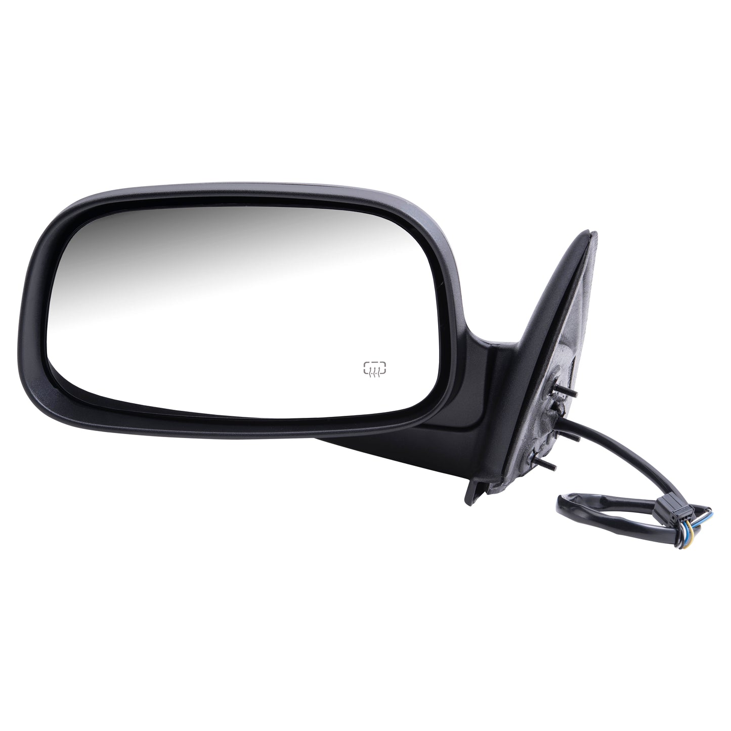 Replacement Driver Power Side View Mirror Heated Textured Compatible with 2001-2004 Dakota 2001-2003 Durango 55077252AE