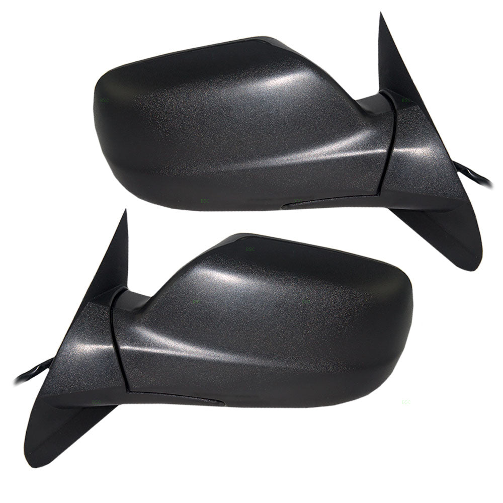 Driver and Passenger Power Side View Mirrors Heated Replacement for Jeep SUV 55156453AE 55156452AD