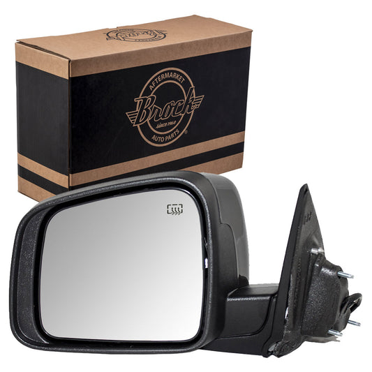 Replacement Driver Power Side View Mirror Heated Manual Folding Compatible with 2011-2018 Durango 5SH43TZZAF