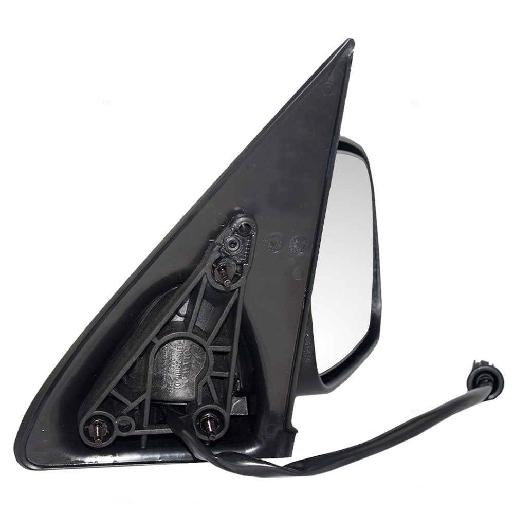 Replacement Passenger Power Side View Mirror Heated Textured Black Compatible with 2002-2007 Liberty 55155839AI