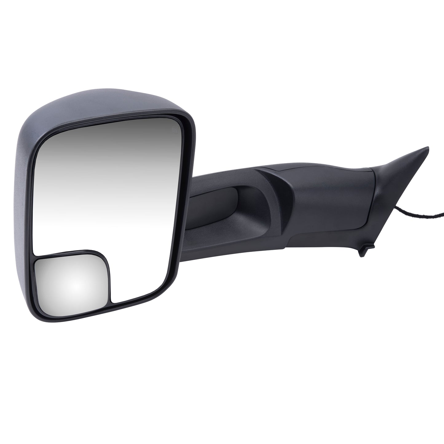 Brock Aftermarket Replacement Driver Left Passenger Right Performance Upgrade Power Tow Mirror Textured Black-7x10-Flip-up with Heat and Mounting Bracket Compatible with 1998-2001 Dodge 1500