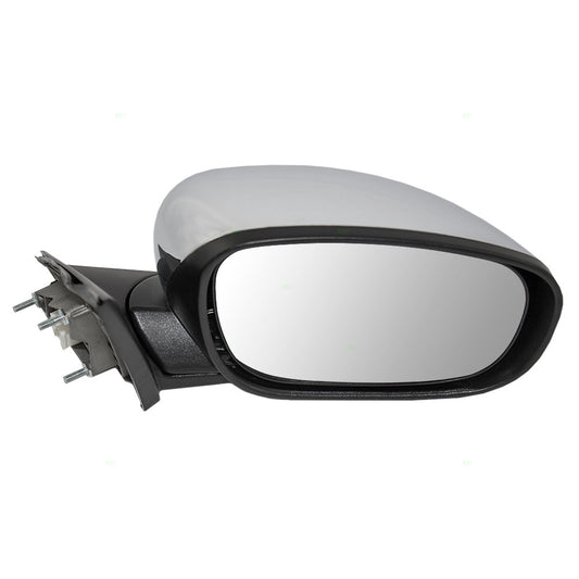 Replacement Passengers Power Side View Mirror Heated with Chrome Cover Compatible with 2005-2010 300 4805882AK