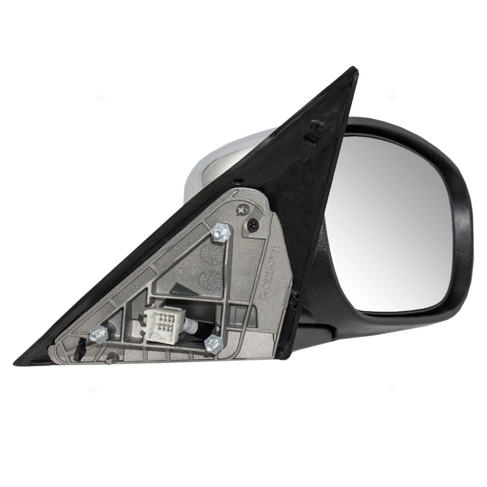 Replacement Passengers Power Side View Mirror Heated with Chrome Cover Compatible with 2005-2010 300 4805882AK