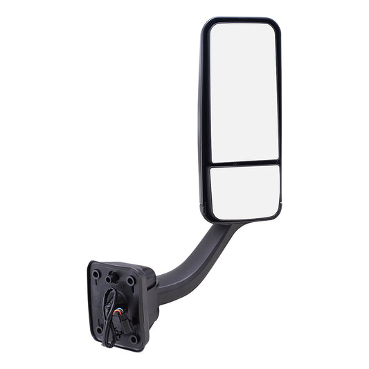 Replacement Passenger's Door Mounted Power Mirror w/ Heat Compatible with 08-17 Cascadia A22-69637-010