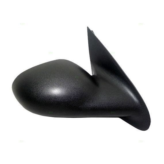 Replacement Passenger Manual Side View Mirror Textured Black Compatible with 2000-2005 Neon 4783560AN