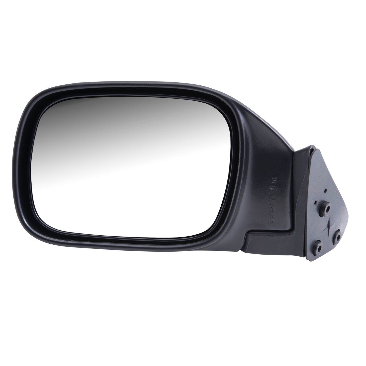 Replacement Driver Manual Side View Mirror Textured Black Compatible with 1997-2001 Cherokee 55154947AC