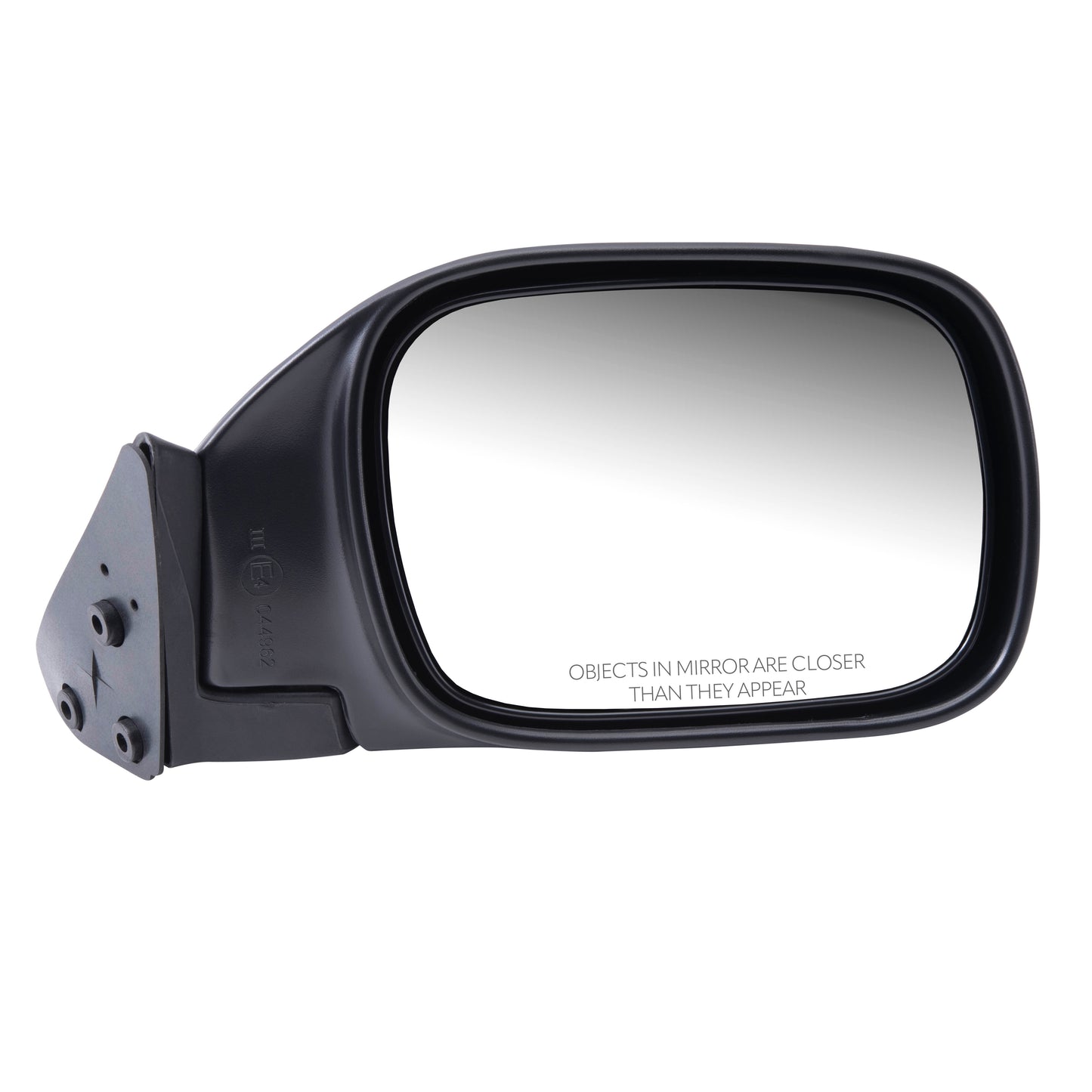 Replacement Passenger Manual Side View Mirror Textured Black Compatible with 1997-2001 Cherokee 55154946AC