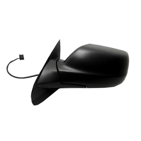 Replacement Driver Power Side View Mirror Textured Black Compatible with 2005-2010 Grand Cherokee 55156455AE