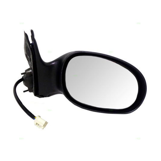 Replacement Passenger Power Side View Mirror Textured Black Compatible with 2001-2006 Sebring Stratus Sedan 4805310AD