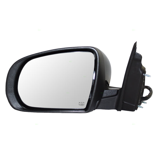 Replacement Driver Power Side View Mirror Heated Signal Puddle Lamp Memory Compatible with 2014-2018 Cherokee 1UV69TZZAD CH1320375