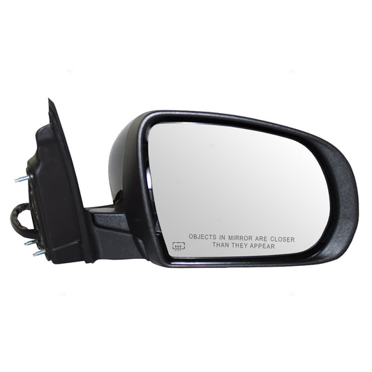 Replacement Passenger Power Side View Mirror Heated Signal Puddle Lamp Memory Compatible with 2014-2018 Cherokee 1UV68TZZAD CH1321375