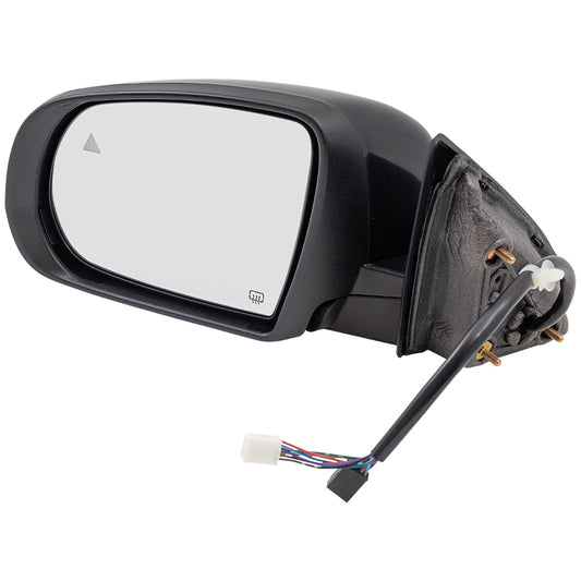 Replacement Driver Side Mirror Power Folding Heated Signal Memory Puddle Lamp Blind Spot Detection Compatible with 2014-2018 Cherokee 1VF55TZZAD