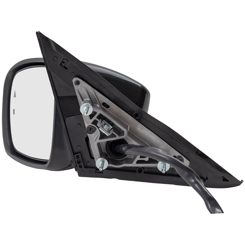 Brock Aftermarket Replacement Driver Left Power Mirror Paint To Match Black With Heat-Signal-Puddle Light-Memory-Blind Spot Detection Compatible With 2012-2018 Chrysler 300