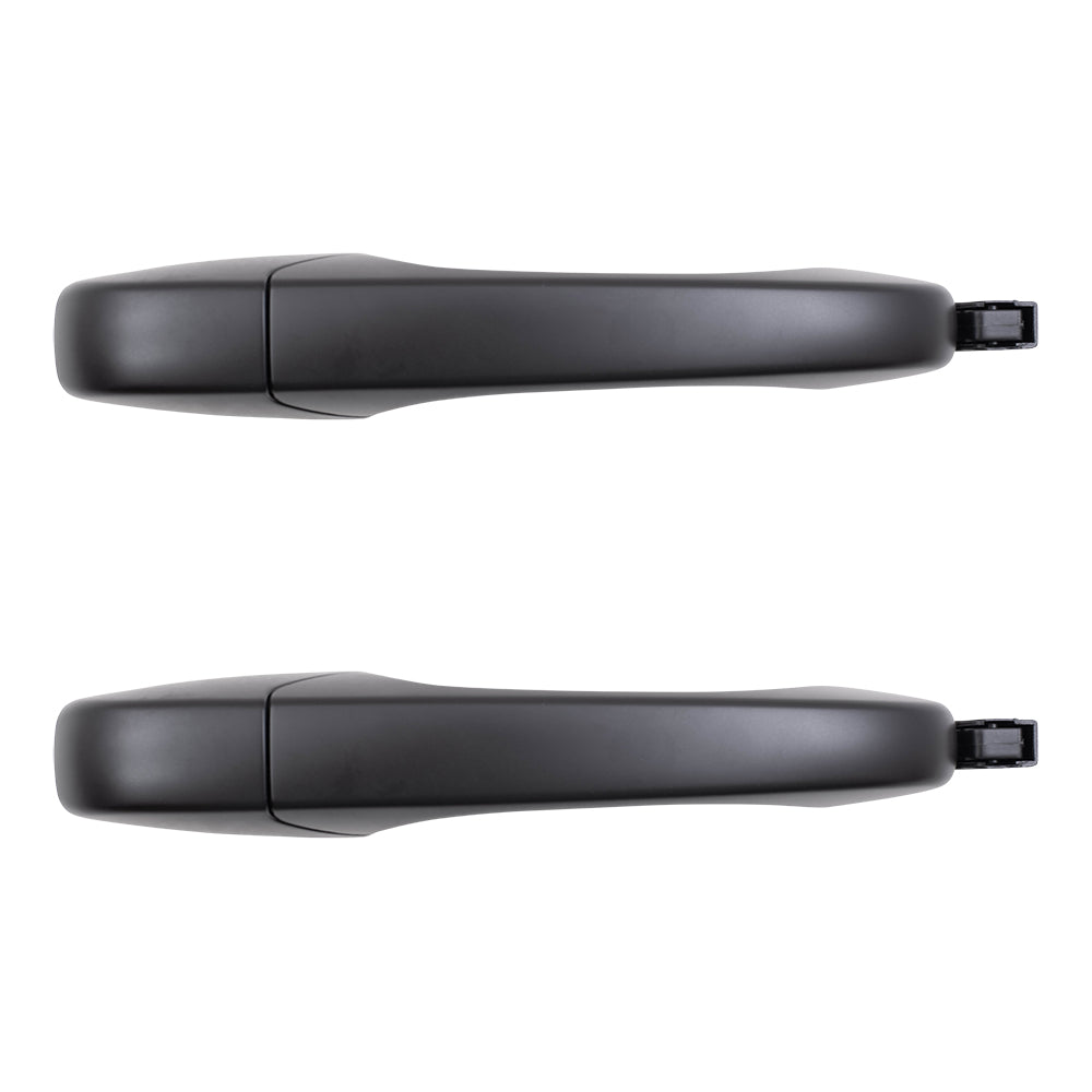 Brock Replacement Pair Set Outside Rear Sliding Door Handles Compatible with 08-16 Town & Country Grand Caravan