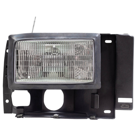 Brock Replacement Passengers Headlight Compatible with 1989-1992 Ranger Pickup Truck F1TZ13008C