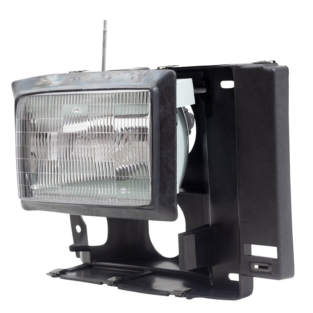 Brock Replacement Passengers Headlight Compatible with 1989-1992 Ranger Pickup Truck F1TZ13008C