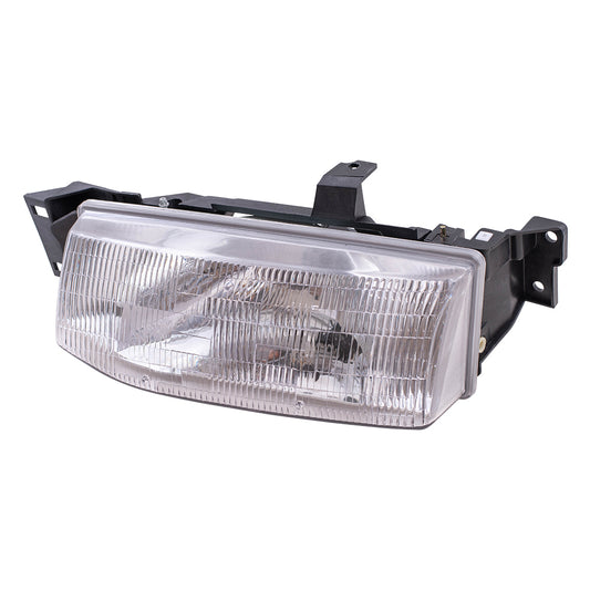 Brock Replacement Drivers Headlight Headlamp Compatible with 1991-1996 Escort F1CZ13008B