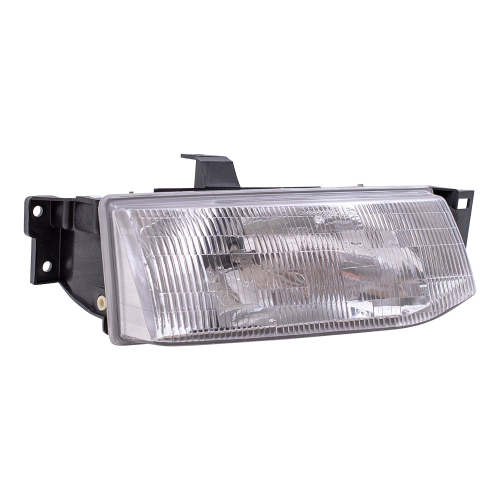 Brock Replacement Driver and Passenger Headlights Compatible with 1991-1996 Escort F1CZ13008B F1CZ13008A