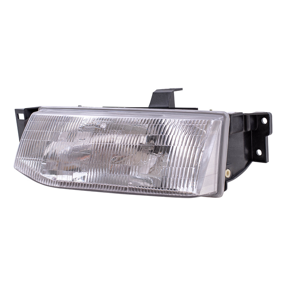 Brock Replacement Drivers Headlight Headlamp Compatible with 1991-1996 Escort F1CZ13008B