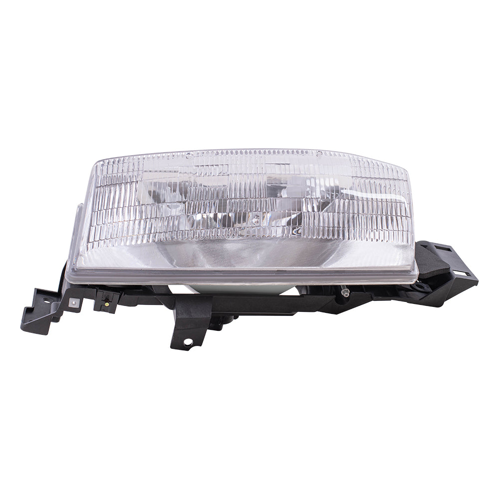 Brock Replacement Drivers Headlight Headlamp Compatible with 1991-1996 Escort F1CZ13008B