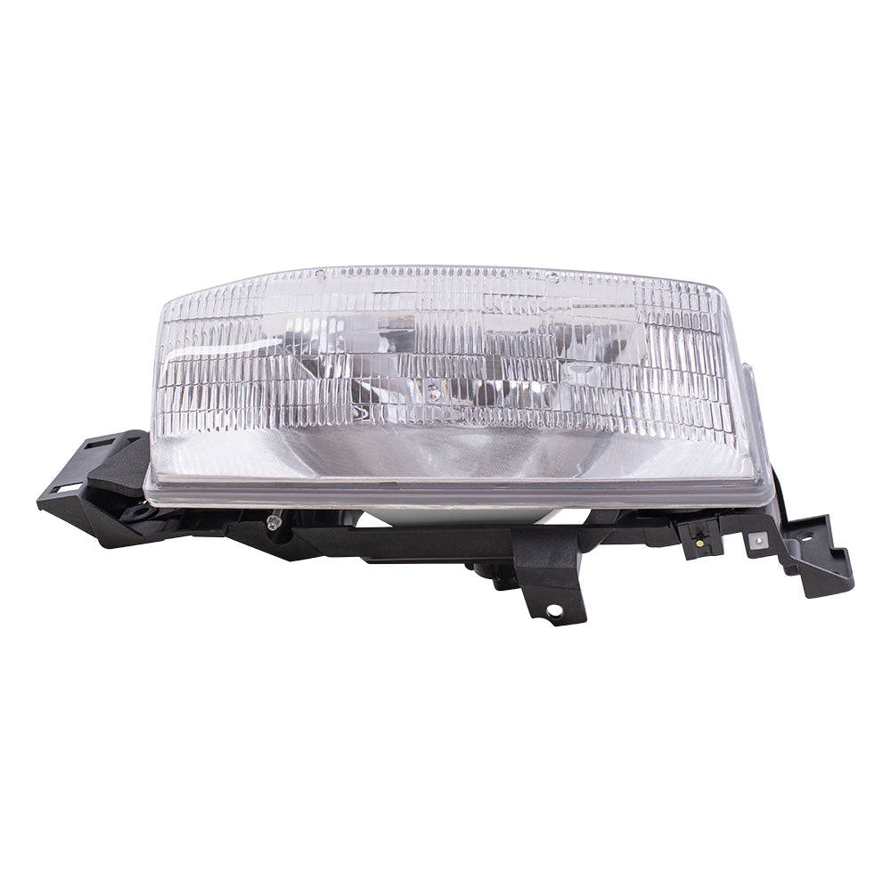 Brock Replacement Passengers Headlight Headlamp Compatible with 1991-1996 Escort F1CZ13008A