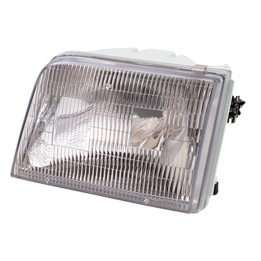 Brock Replacement Drivers Headlight Compatible with 1993-1997 Ranger Pickup Truck F37Z13008B