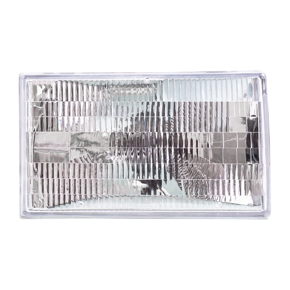 Brock Replacement Passengers Headlight Headlamp Compatible with 1990-1994 Town Car FOVY 13008 A