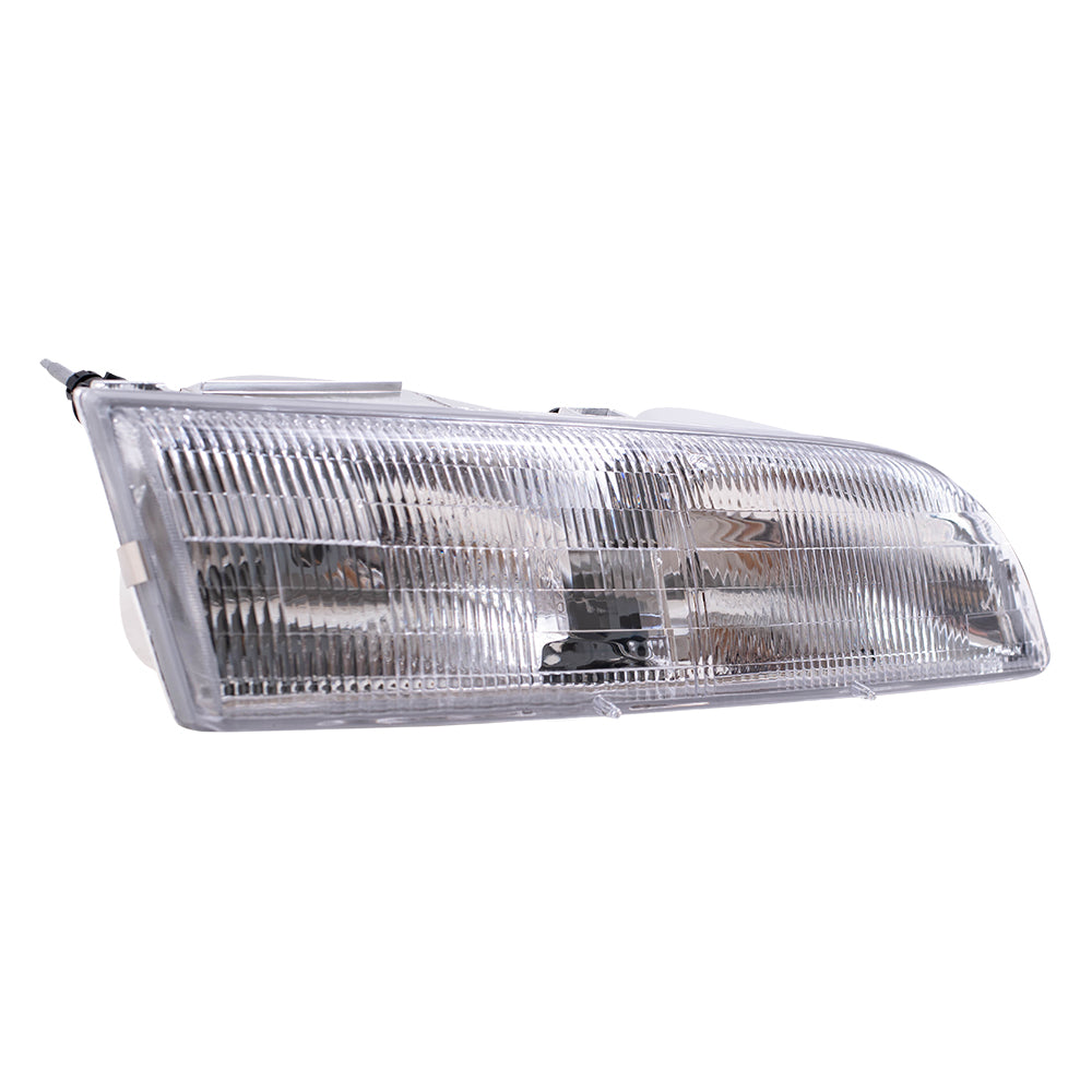 Brock Replacement Driver and Passenger Headlights Compatible with 1992-1997 Crown Victoria F2AZ13008B F2AZ13008A