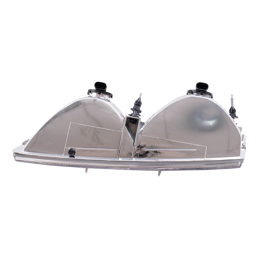 Brock Replacement Driver and Passenger Headlights Compatible with 1992-1997 Crown Victoria F2AZ13008B F2AZ13008A