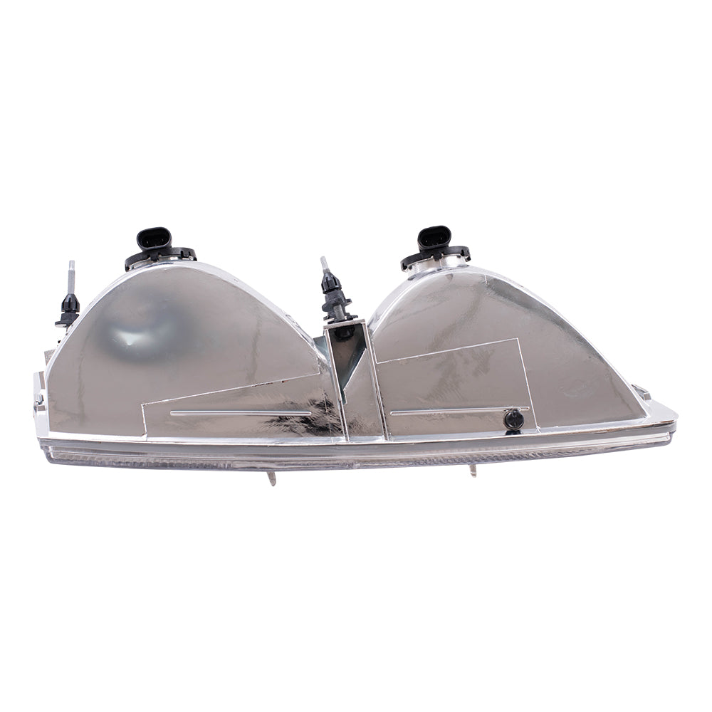 Brock Replacement Drivers Headlight Compatible with 1992-1997 Crown Victoria F2AZ 13008 B