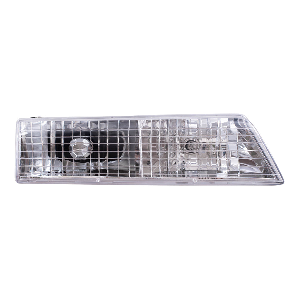 Brock Replacement Passengers Headlight Headlamp Compatible with 1995-1997 Grand Marquis F5MY 13008 A