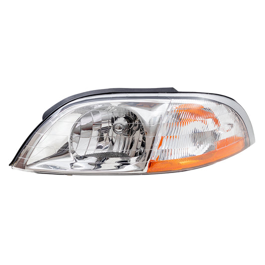 Brock Replacement Drivers Headlight Headlamp Compatible with 1999-2003 Windstar Van XF2Z13008BA