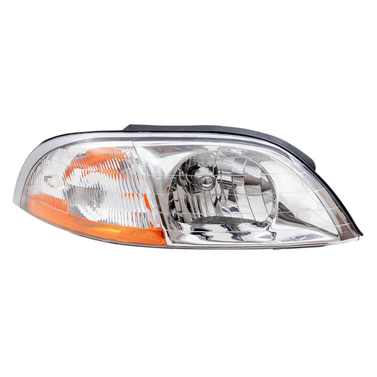 Brock Replacement Passengers Headlight Headlamp Compatible with 1999-2003 Windstar Van 3F2Z13008CA