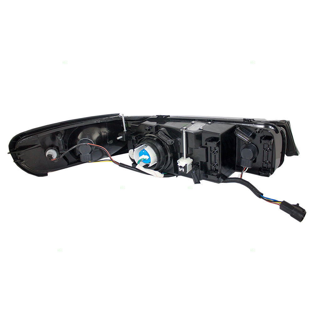 Brock Replacement Drivers Headlight Headlamp Compatible with 1998-2002 Town Car 1W1Z 13008 CA