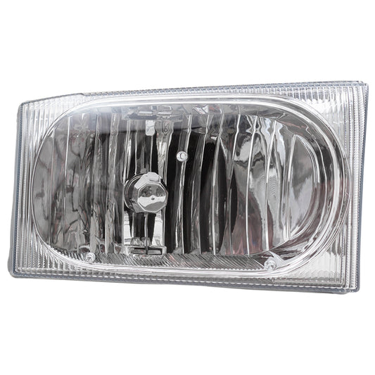 Brock Replacement Passengers Composite Headlight Headlamp Compatible with 1999-2004 Super Duty Pickup Truck 2C3Z 13008 AA