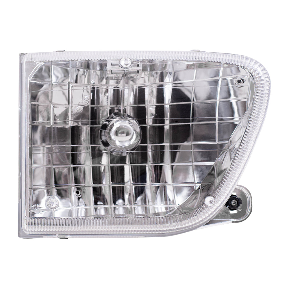 Brock Aftermarket Replacement Passenger Right Halogen Headlight Assembly Compatible with 1998-2001 Mercury Mountaineer