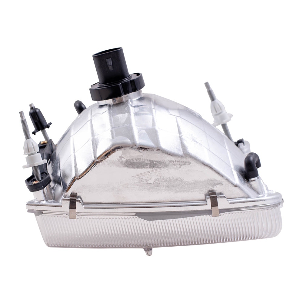 Brock Aftermarket Replacement Passenger Right Halogen Headlight Assembly Compatible with 1998-2001 Mercury Mountaineer