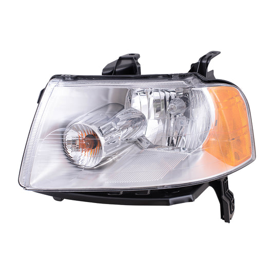 Brock Replacement Drivers Headlight Headlamp Lens Compatible with 2005-2007 Freestyle 6F9Z 13008 B