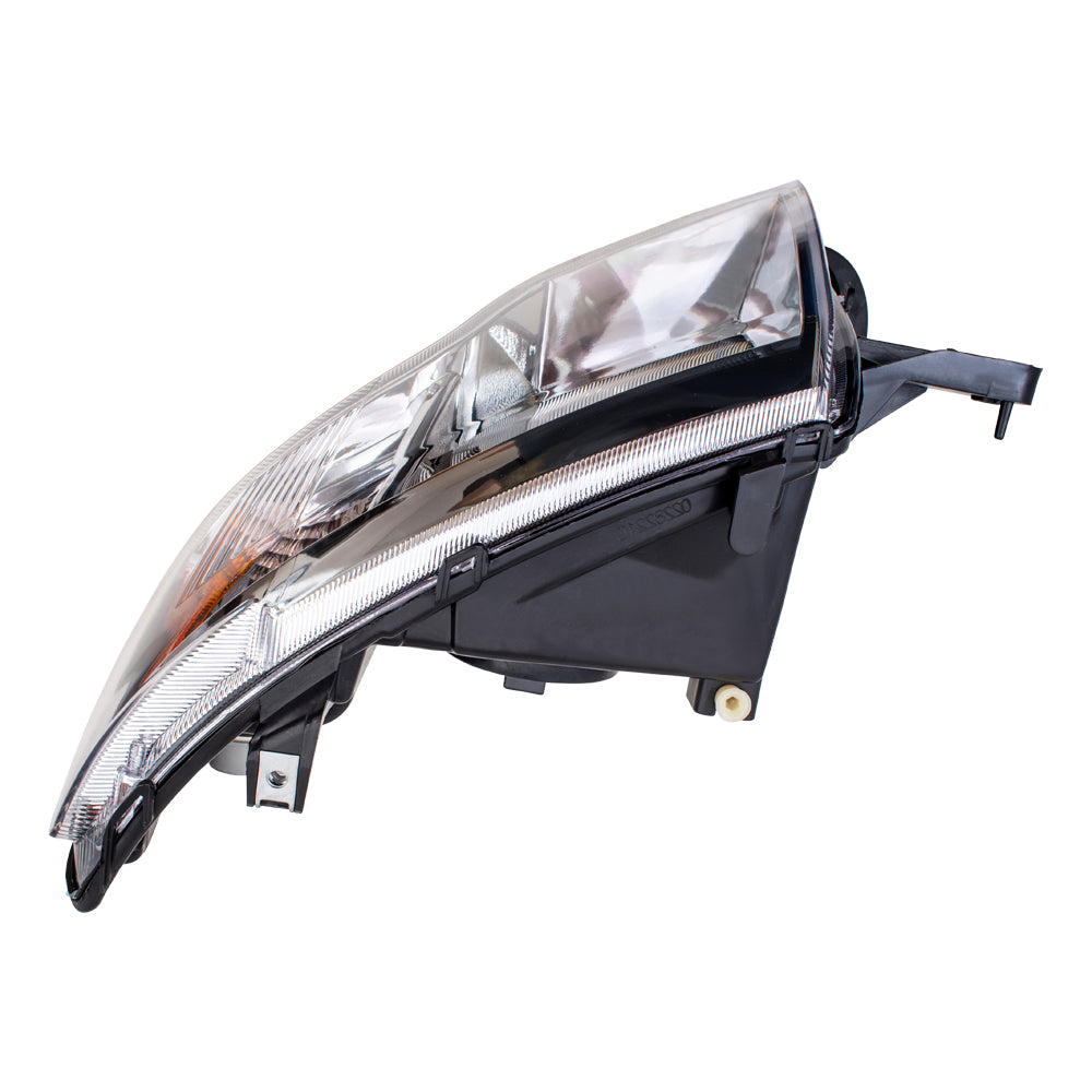 Brock Aftermarket Replacement Driver Left Halogen Combination Headlight Assembly Compatible With 2007-2010 Ford Edge