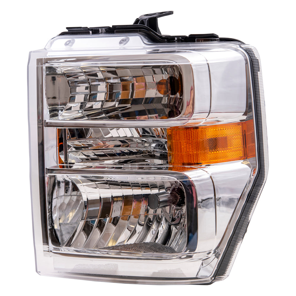 Brock Replacement Drivers Aero Style Combination Headlight Left Headlamp Compatible with 08-19 Econoline Van AC2Z13008D FO2502249