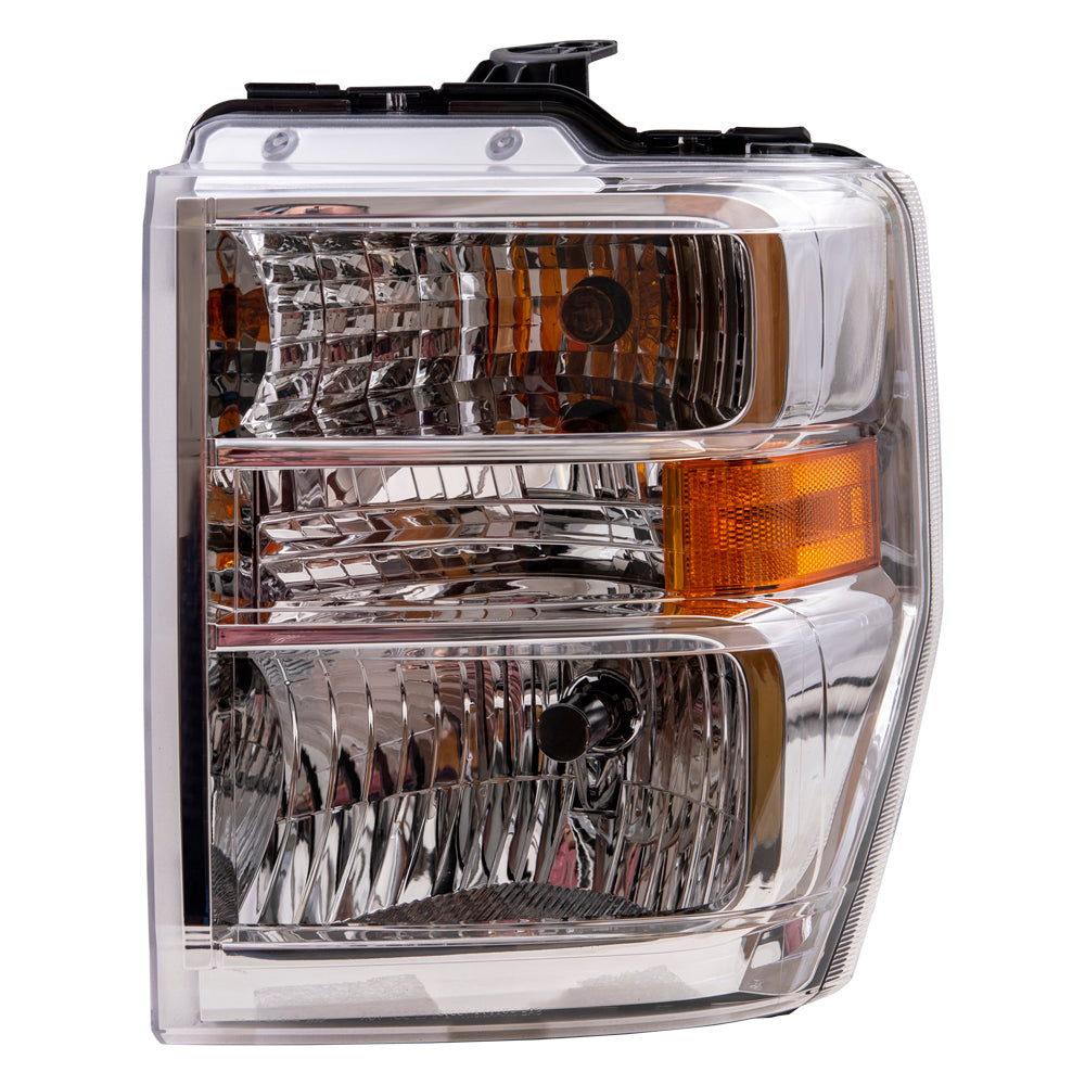 Brock Replacement Drivers Aero Style Combination Headlight Left Headlamp Compatible with 08-19 Econoline Van AC2Z13008D FO2502249