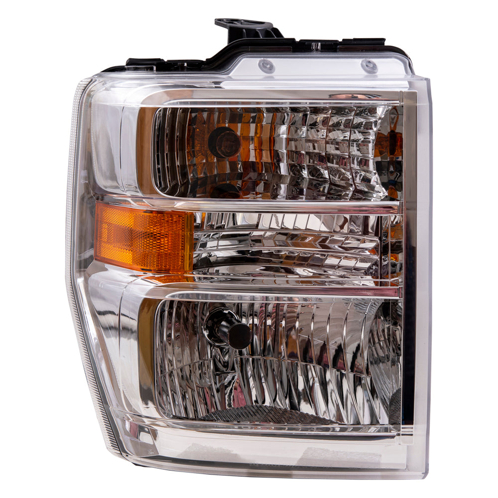 Brock Replacement Passengers Aero Style Combination Headlight Compatible with 08-19 Econoline E-Series Van AC2Z13008C FO2503249