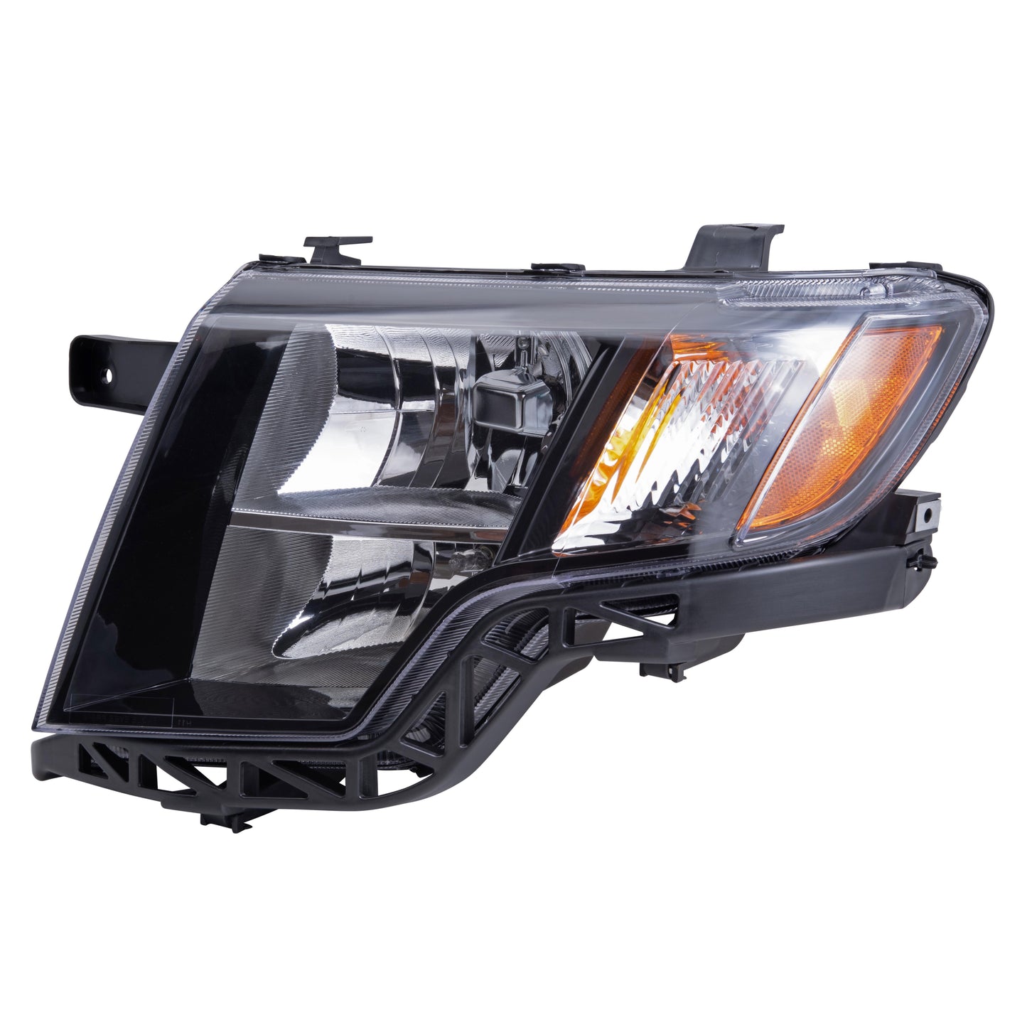 Brock 3221-2020L Driver Side Left Halogen Combination Headlight Assembly Compatible with 2009-2010 Ford Edge Sport