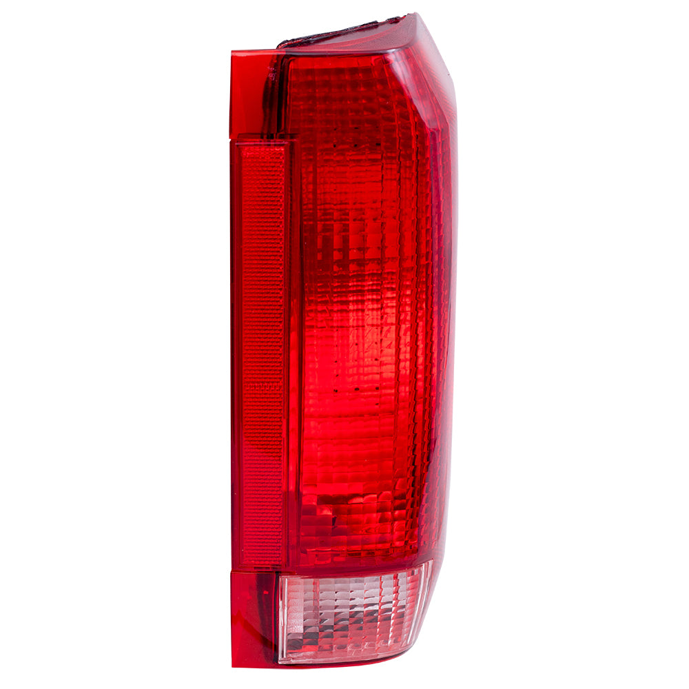 Brock Aftermarket Replacement Passenger Right Tail Light Unit Compatible With 1990-1996 Ford F-150 Styleside Built From 10/1989