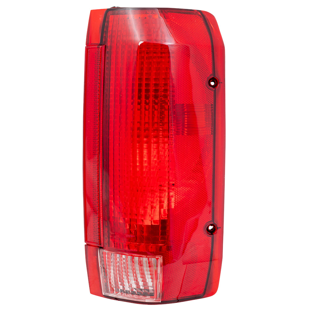 Brock Aftermarket Replacement Passenger Right Tail Light Unit Compatible With 1990-1996 Ford F-150 Styleside Built From 10/1989