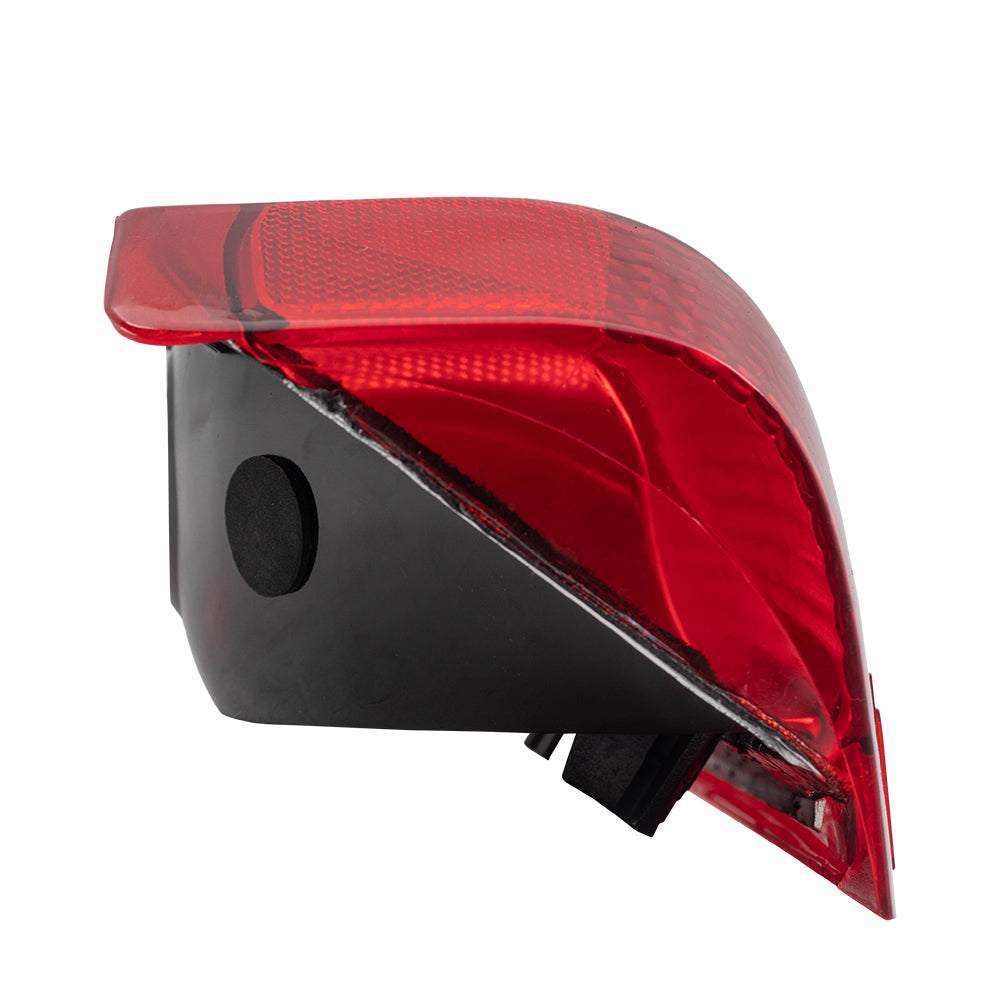 Brock Aftermarket Replacement Passenger Right Tail Light Unit Compatible With 1990-1996 Ford F-150 Styleside Built From 10/1989