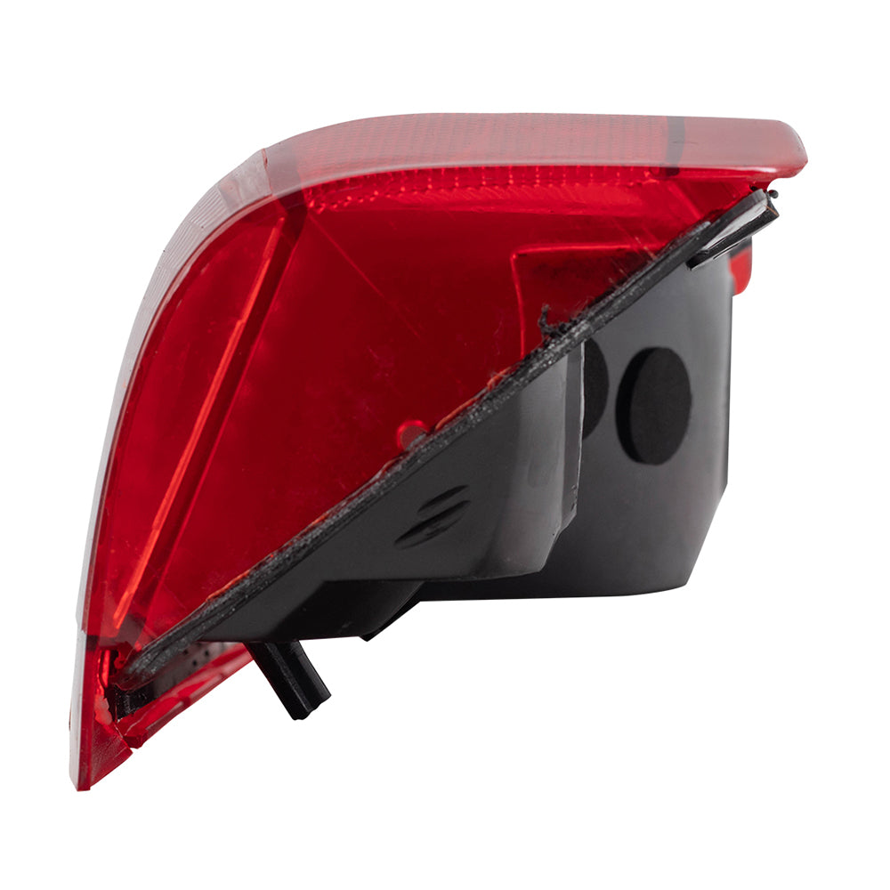 Brock Aftermarket Replacement Passenger Right Tail Light Unit Compatible With 1990-1996 Ford F-150 Styleside Built From 10/1989