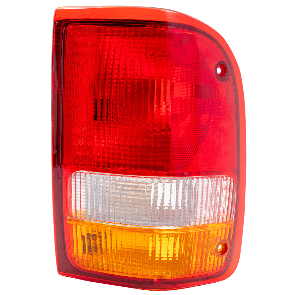 Brock Replacement Driver and Passenger Taillights Tail Lamps Compatible with 1993-1997 Ranger Pickup Truck F37Z13405A F37Z13404A